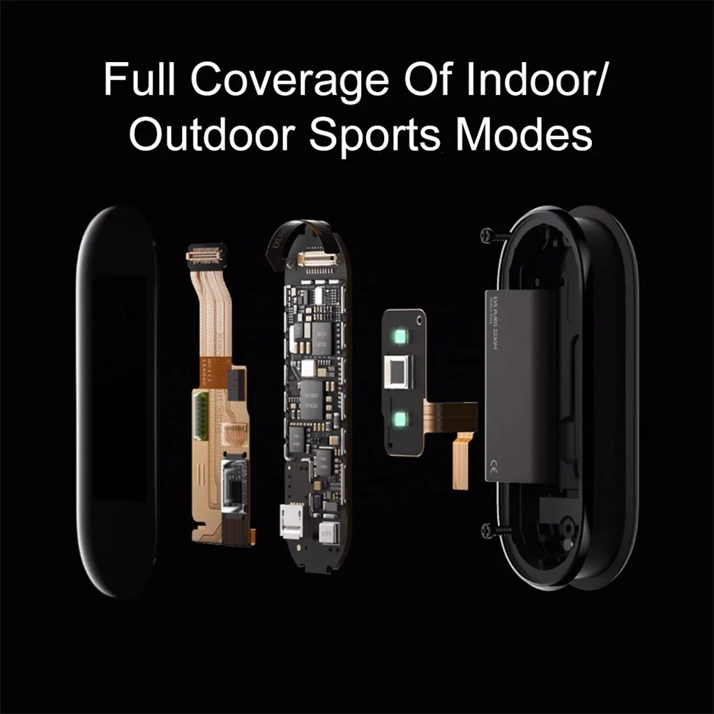 

For Xiaomi Mi Band 5 Color AMOLED Screen Heart Rate Sleep Step Swim Sport Monitor APP for Miband 5 Smart Bracelet