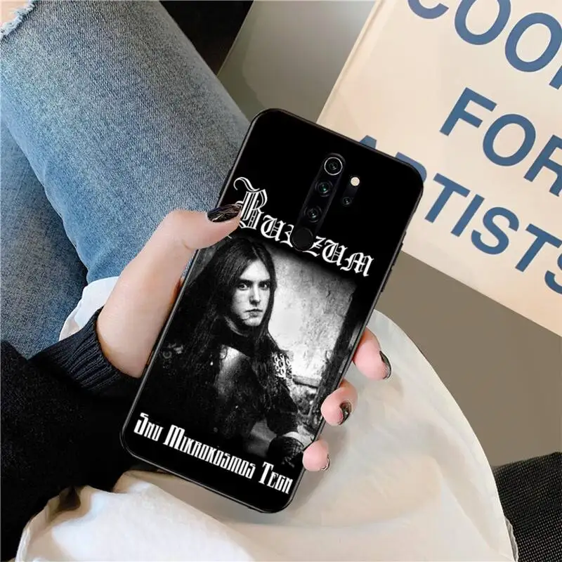 Мягкий силиконовый черный чехол CUTEWANAN Burzum music для Redmi Note 8 8A 8T 7 6 6A 5 5A 4 4X 4A Go Pro |