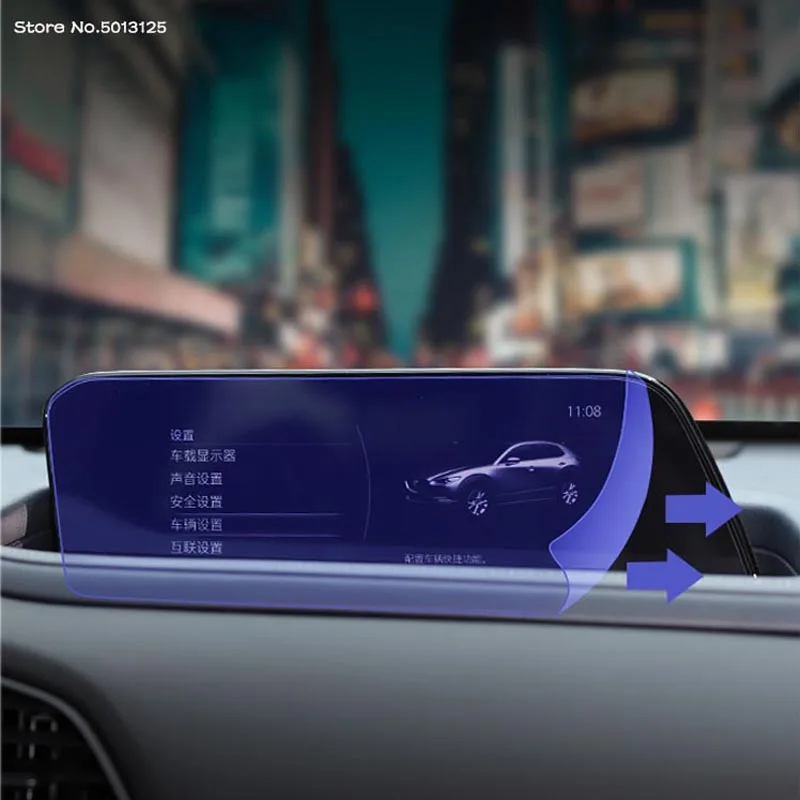 

Car HD / Anti-blue Light Navigation Screen Protective Film Tempered Glass Screen Protector for Mazda CX30 CX-30 2022 2020 2021