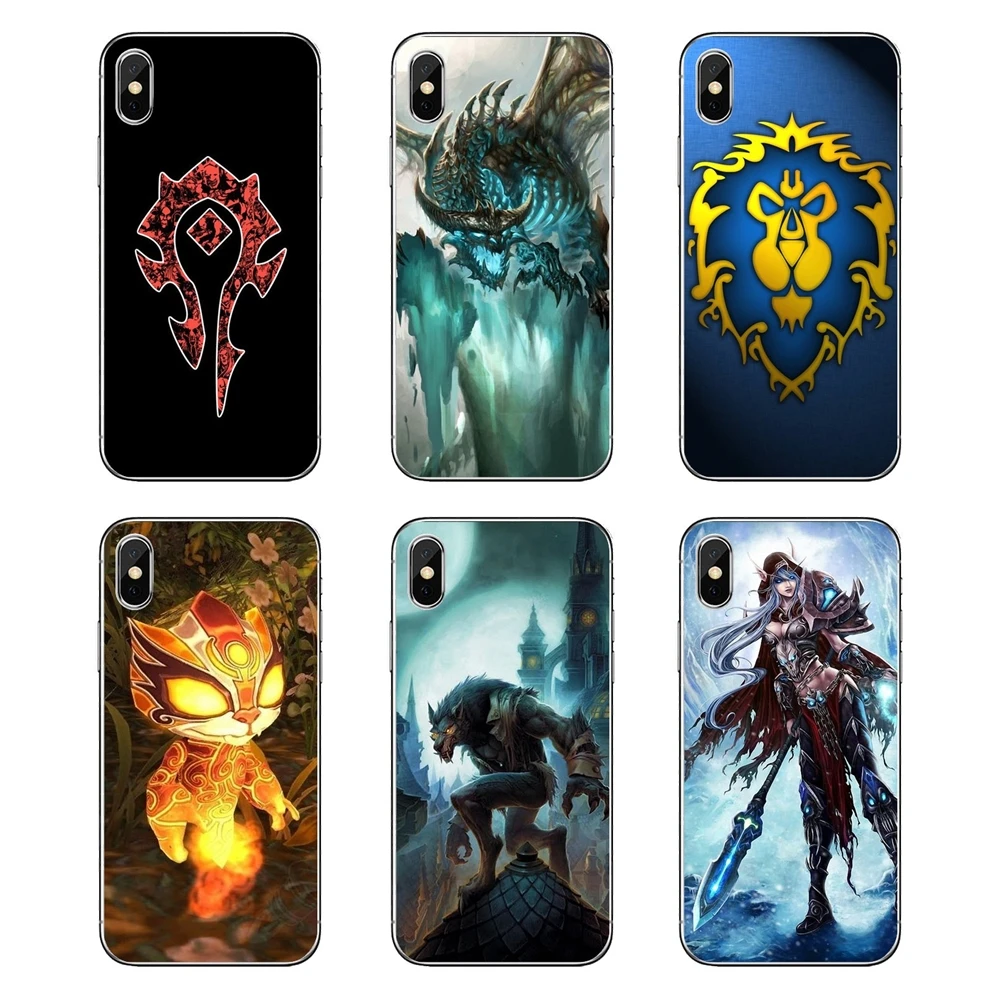 Для Xiaomi Redmi 4x S2 3S Note 3 4 5 6 6A Por Pocophone F1 mi World of warcraft WOW Games логотип художественный плакат силиконовые