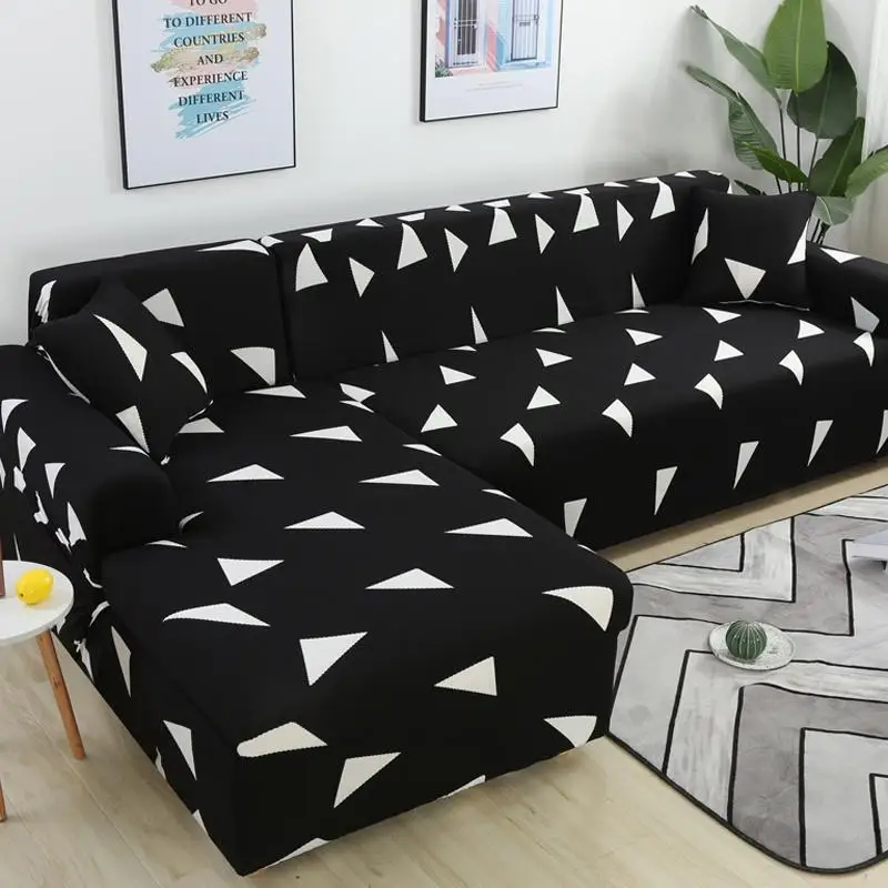 

Sofa Cover All-inclusive Cover Four Seasons Elastic Sofa Cover Leather Sofa Cover Three-person Combination Universal Sofa Cover