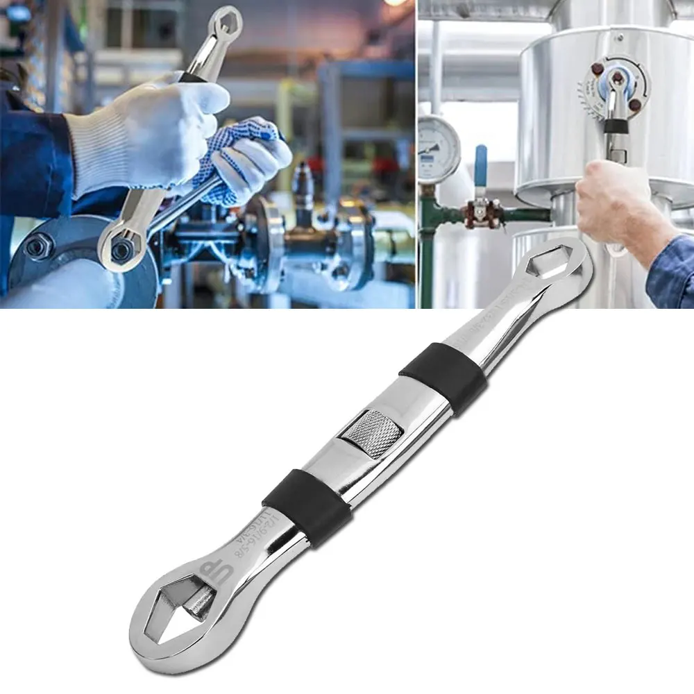 

23 in 1 Adjustable Universal Wrench 7-19mm 1/2-7/6in Multi-Function Spanner Non-Slip Car Repair Tool For Bmw VW Audi