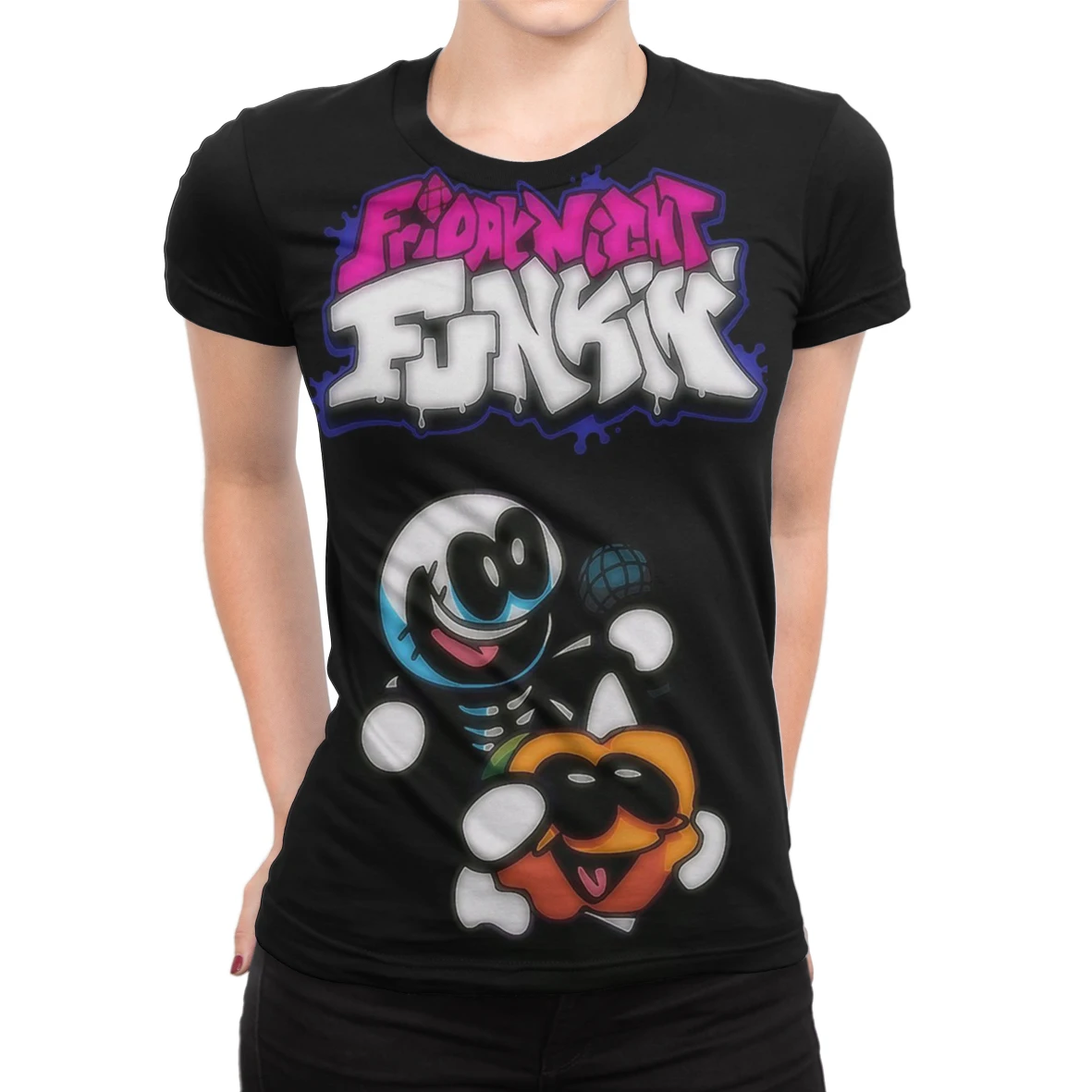 

Cartoon Friday Night Funkin 3d T-shirt Women Oversized T Shirt Streetwear Harajuku Cute Kawaii Ulzzang Vintage Loose T shirts