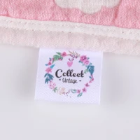 custom sewing label logo or text fold tags personalized brand printing labels free shipping knitting labe md1180