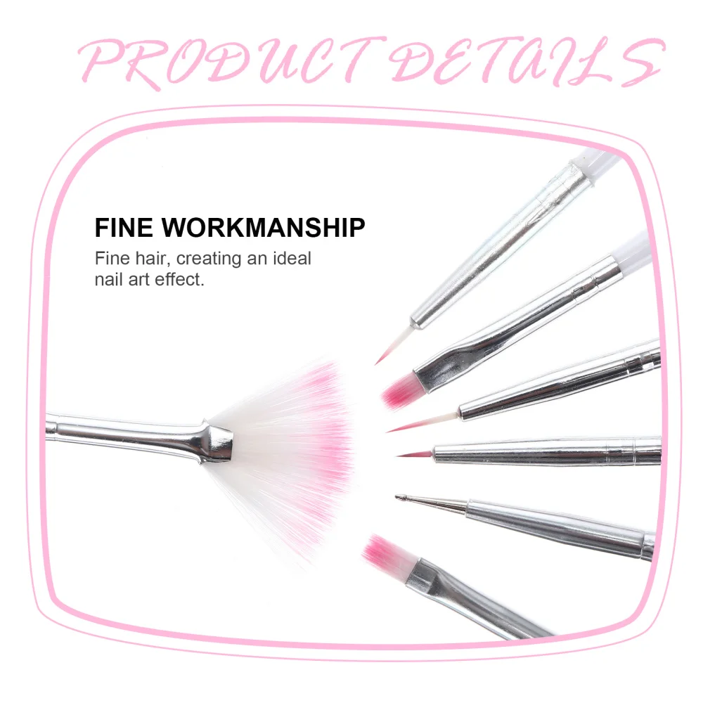 

1 Set of Nail Art Drawing Pens Manicure Carving Brushes Nail Salon Supplies