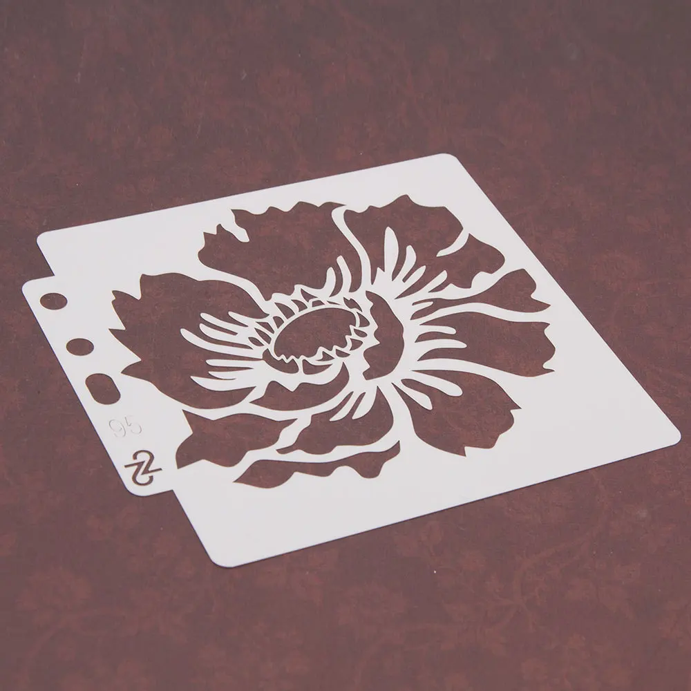 

Creative flower pvc Layering Stencils for Diy scrapbook coloring,painting stencil,home decor diy etc. Product image