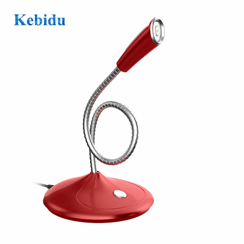 

Микрофон KEBIDU проводной с USB, 3,5 мм