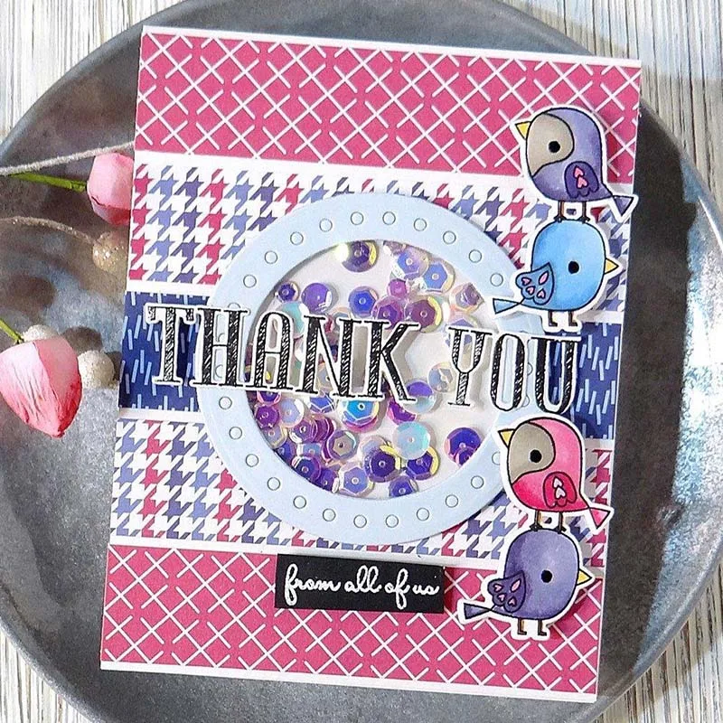 Кольцевая этикетка для отверстий металлические штампы резки форма украшения