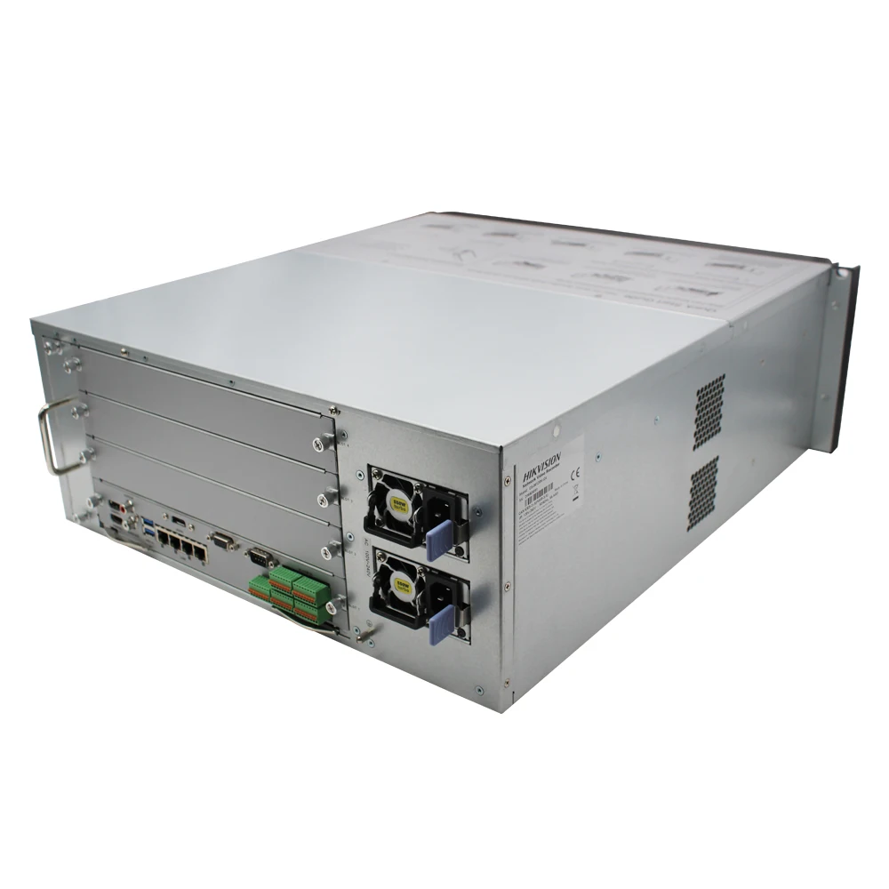 HIKVISION Профессиональный 128CH CCTV система DS-96128NI-I24 встроенный NVR до 12 мегапикселей разрешение 24 SATA 2 HDMI