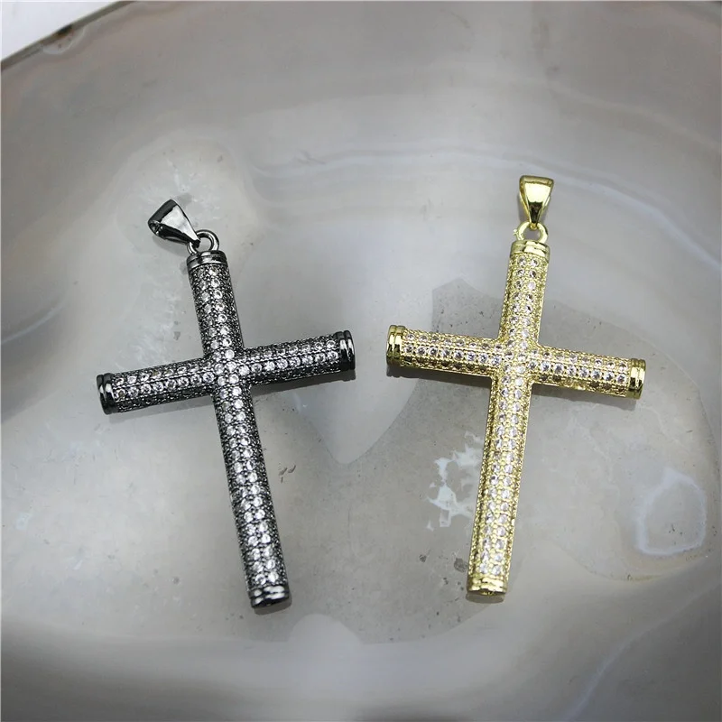 Подвеска с фианитом 38*28 мм 10 шт./лот микро паве из фианита DIY ожерелье ювелирные