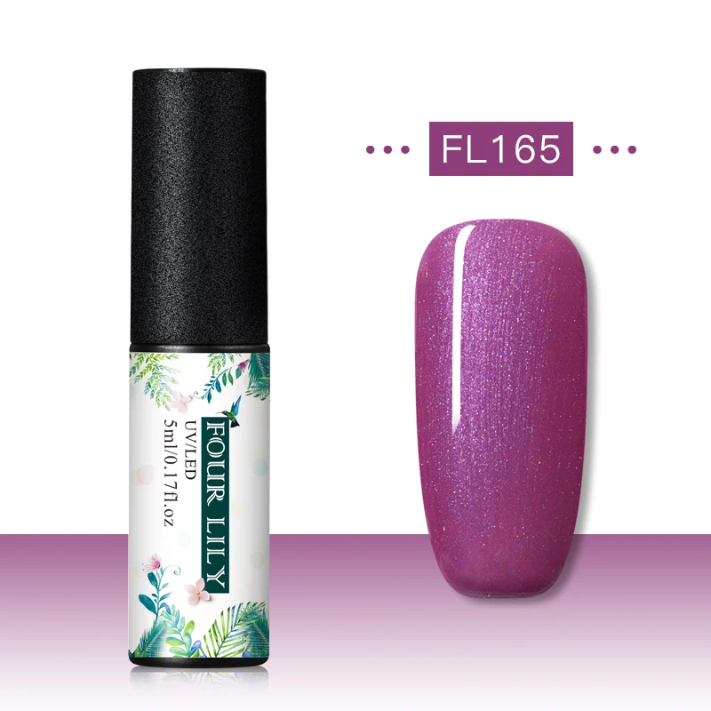 CS06936 Четыре лилии Гель-лак набор УФ Vernis Полупостоянный праймер верхнее покрытие 5 мл цветной гель для ногтей лак Nagellak Soak Off лак - Цвет: CS06936