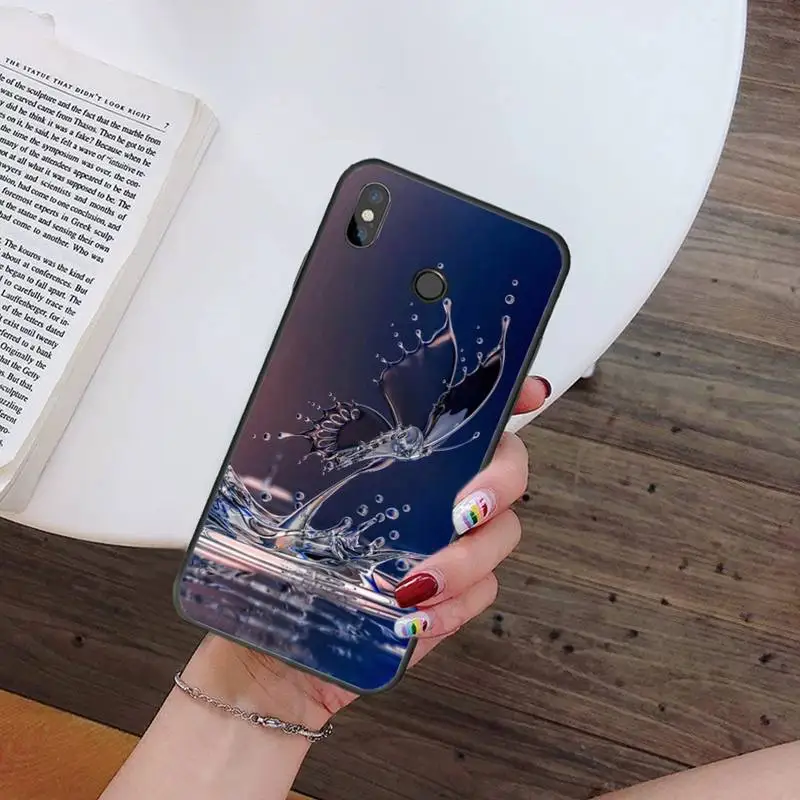 

Water drop raindrop mood fashion Phone Case For Xiaomi Redmi 7 9t 9se k20 mi8 max3 lite 9 note 8 9s 10 pro Soft Shell Cover