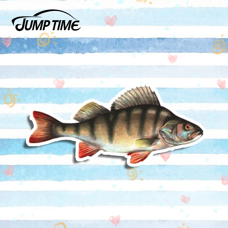 Время скачка 13 см x 5 9 полосатая переводная картинка для ловли окуня забавная