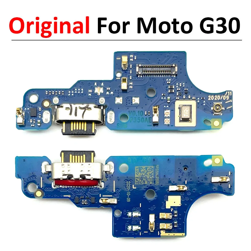 

Original Charger Board PCB Flex For Moto G30 G10 USB Port Connector Dock Charging Ribbon Cable