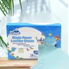 Mr. Сильный 16 шт.кор. моющее средство Magic Мощность Прачечная постельное белье моющие средства для мытья Планшеты сверхконцентрированное стиральный порошок