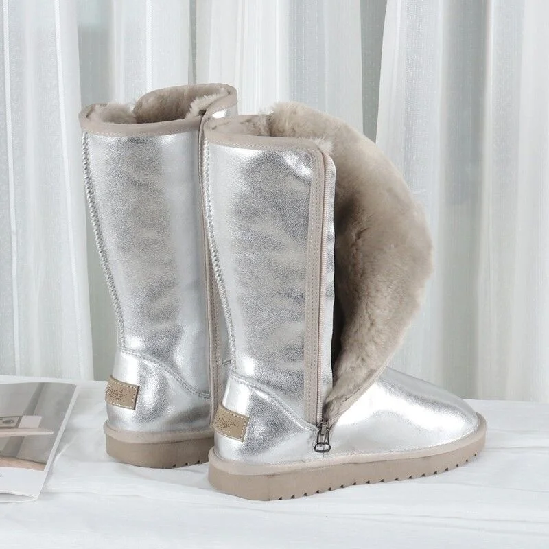 

winter boots woman brand new knee high boots winter warm female snow boots platforms casual shoes woman flat boots shoes woman