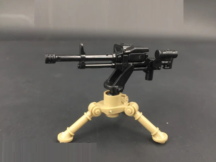 Middle East Series NSV Heavy Machine Gun Weapons Swat Military Playmobil Figures Original DIY Building Blocks Bricks Mini Toys | Игрушки и