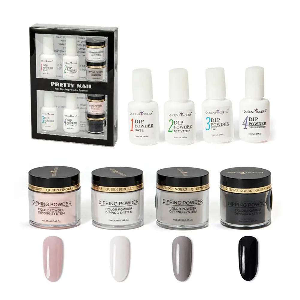 

8 шт., набор пудры для ногтей с блестками