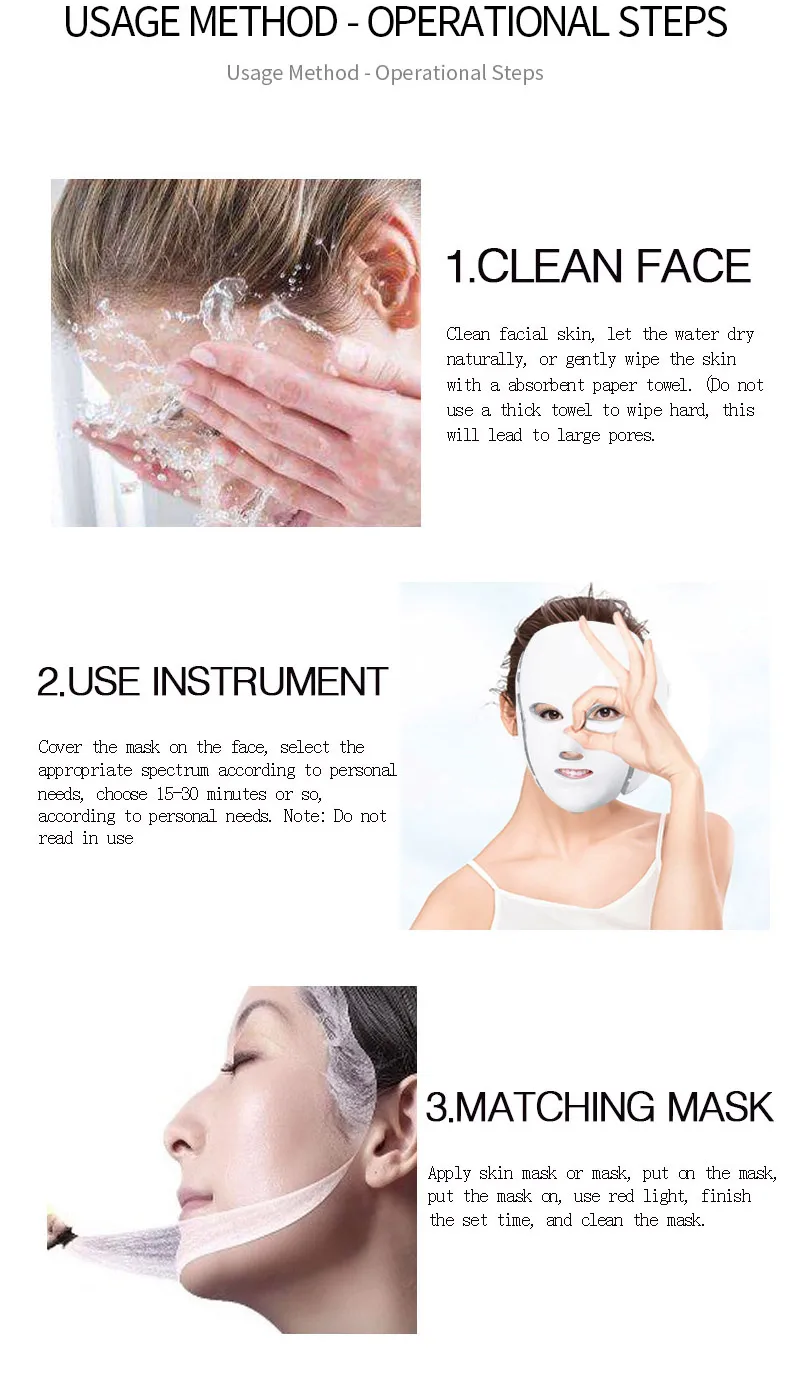 Красочная маска для красоты от акне пигментация Led Ipl Facemask инструмент для красоты красота омоложение кожи