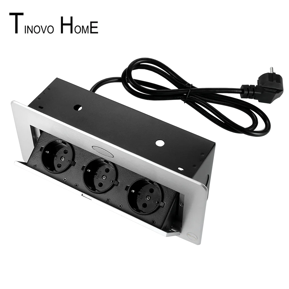 Настольная розетка с медленным прыжком/3 позиционная стандартная/стальная