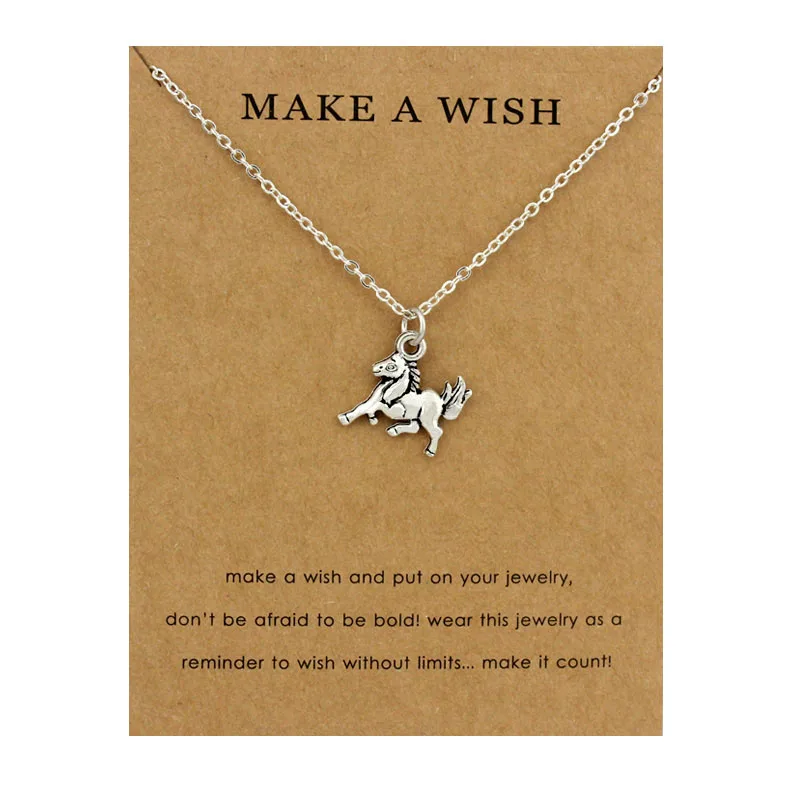 Ошейник из нержавеющей стали для женщин дружба лошадь слон лиса кошка собака