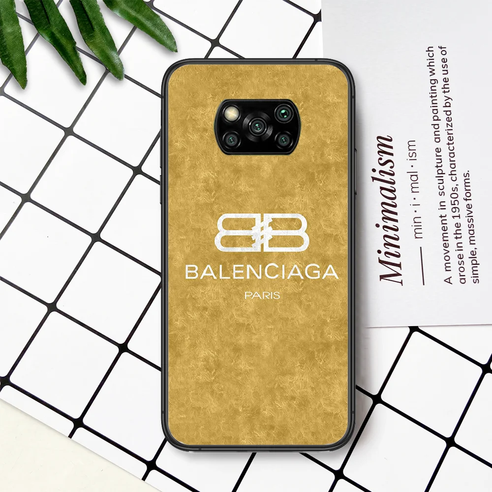 

French Luxury Brand Phone Case For Xiaomi Mi Note 10 A3 9 MAX 3 A2 8 9 Lite Pro Ultra black Waterproof 3D Coque Soft Prime