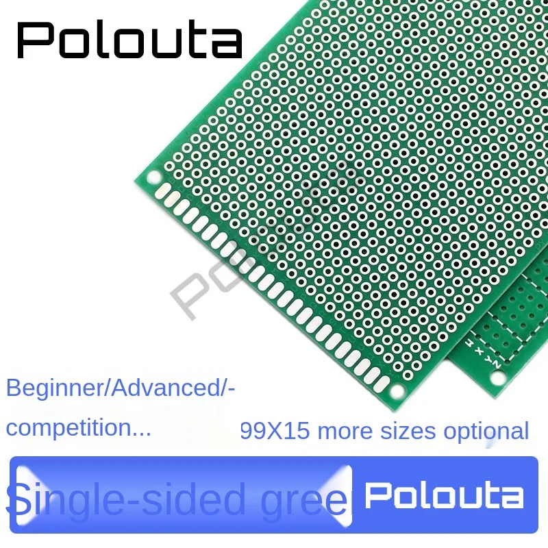 

30*20 PCB Single-Sided Solder Coating Green Oil Tinned Glass Fiber Universal Board Supper Capacitor Protection Board