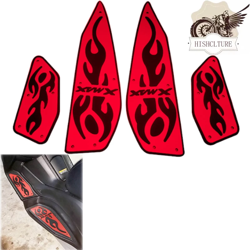 

Motorcycle pedals CNC Aluminum Foot Pegs Foot pad For YAMAHA T-MAX 250 T-MAX 300 xmax250 xmax300 2017-2019