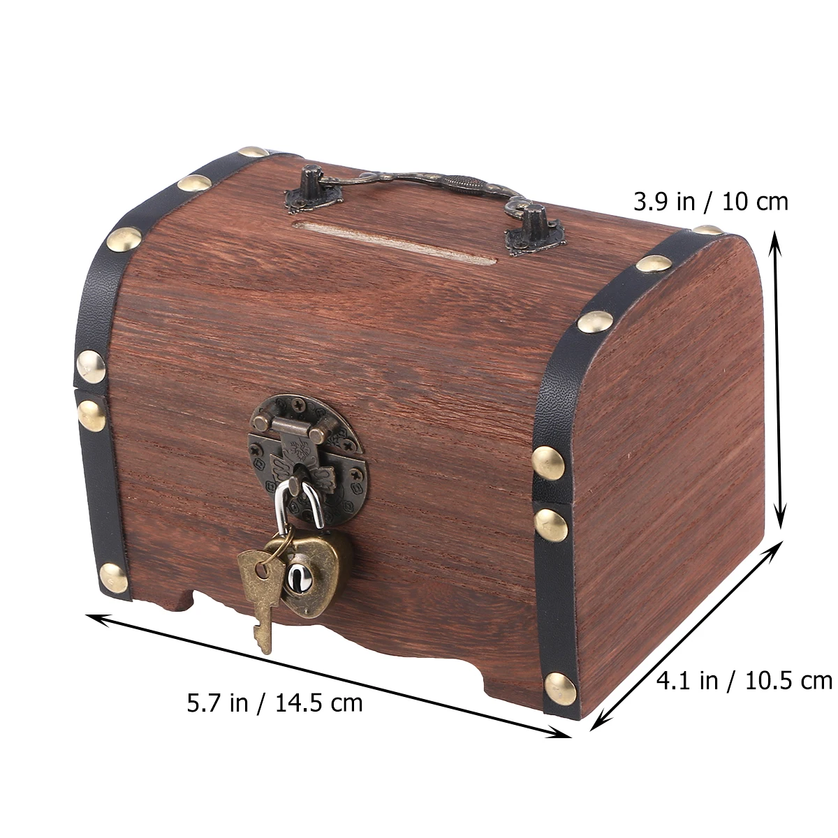 Винтажный ящик для хранения сокровищ органайзер копилок чехол с замком дома