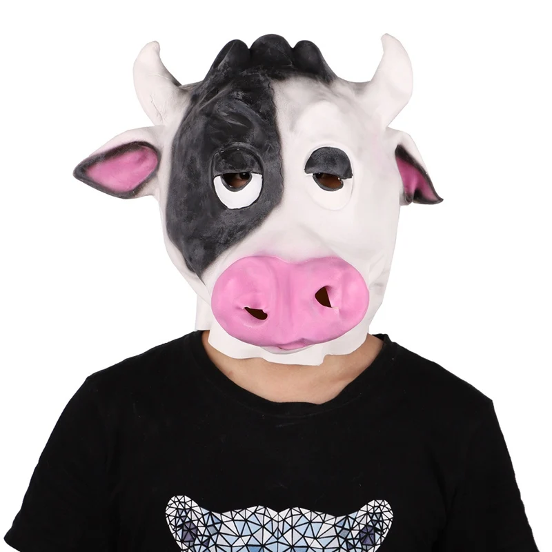 Страшная лошадь тигр собака резиновая маска животного латексные Вечерние Маски