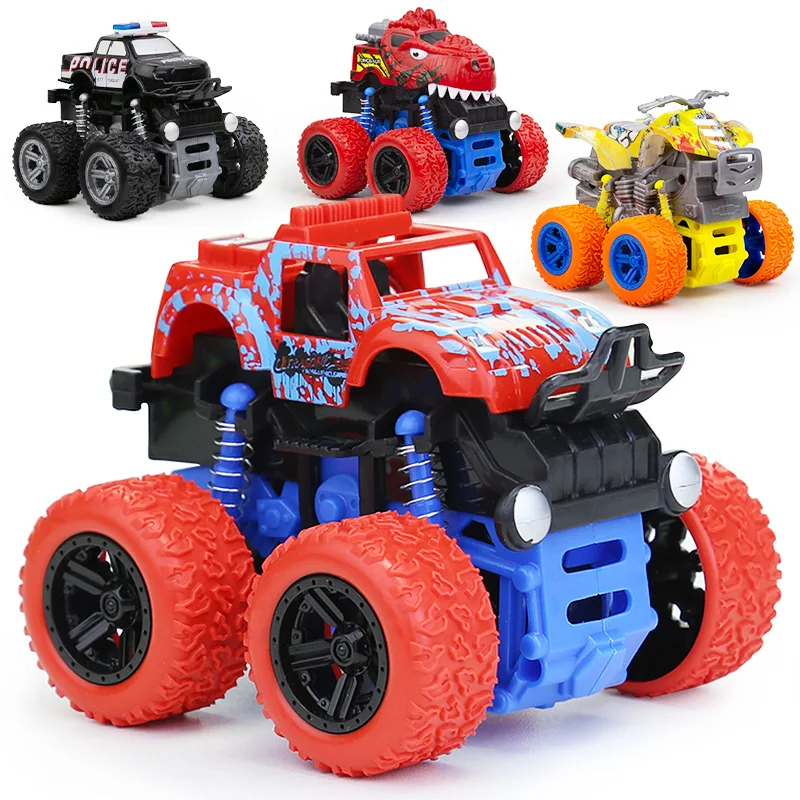 

Children Toy Truck 360-degree Flip Car Inertia Friction Power Suv Die-casting Children's Outdoor Toy Boy Birthday Gift