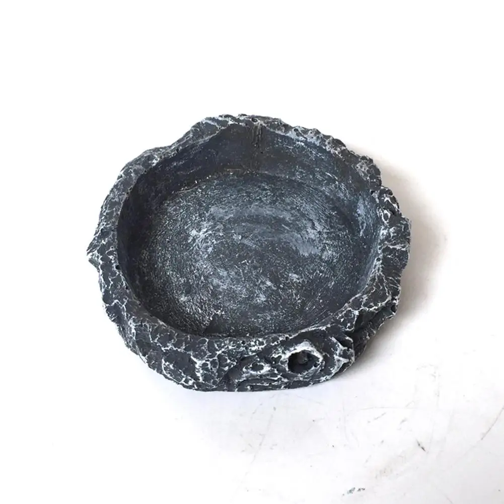 Кормушка для домашних животных рептилий миска из смолы Нетоксичная воды