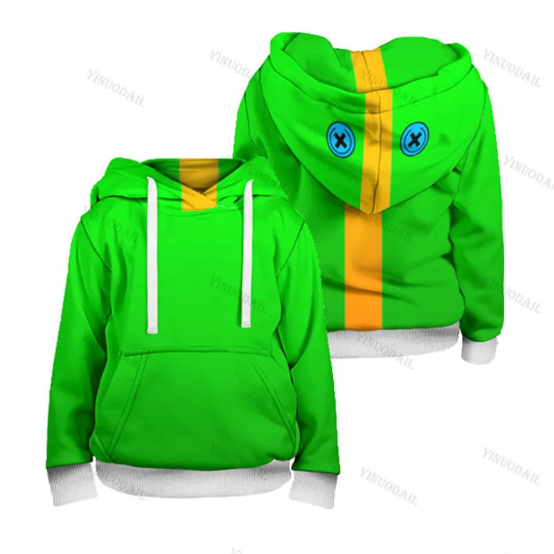 

Game Anime Hoodie Birthday Gift POCO Boys Girls 3D PRIMO MORTIS Thin Hoodie Spike Shelly Hoodie Kids Game