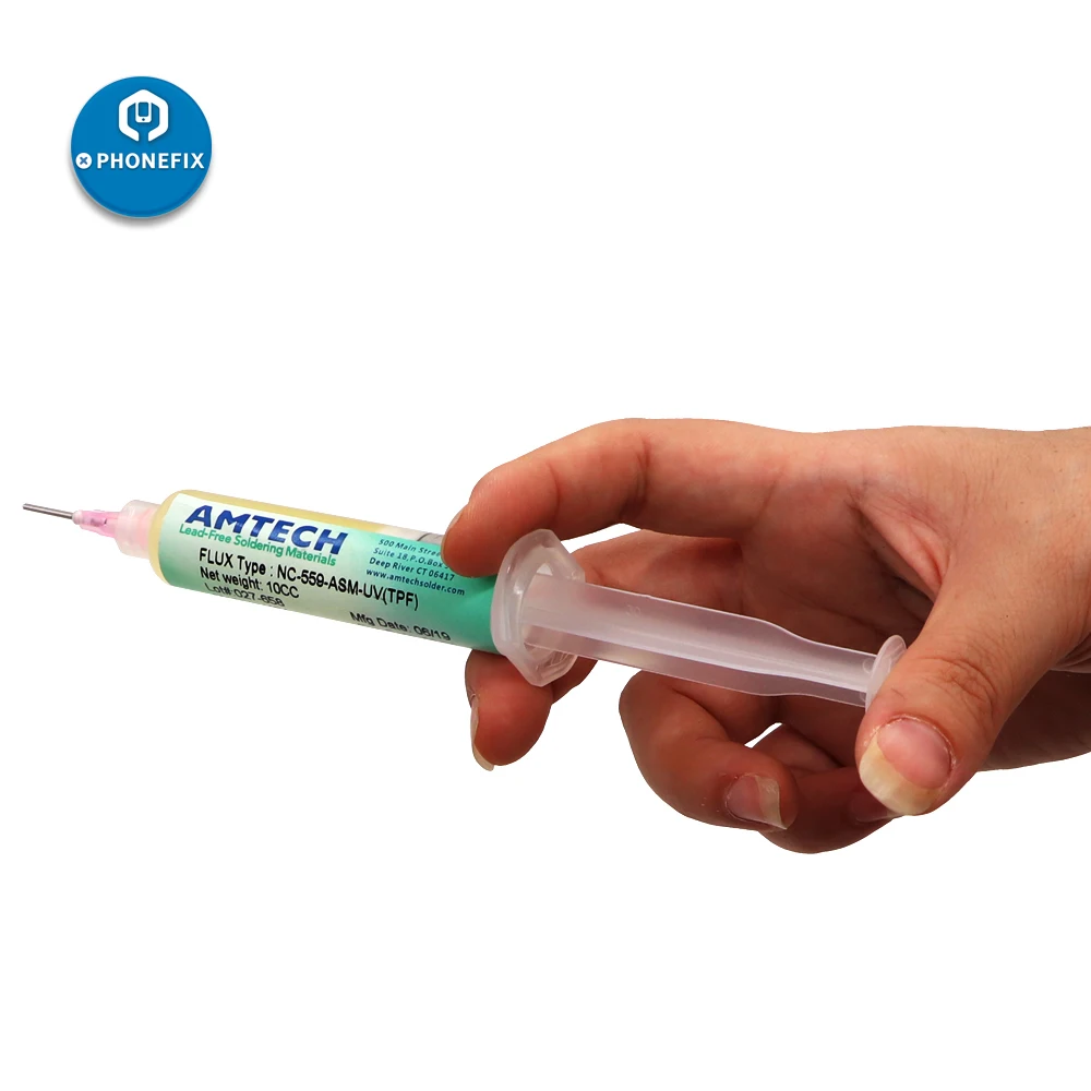 Паяльная паста Amtech NC-559-ASM-UV для ремонта DJI Mavic Rc Drone Bga, перебаллировки, пайки, сварки, ремонта UAV PCB SMD.