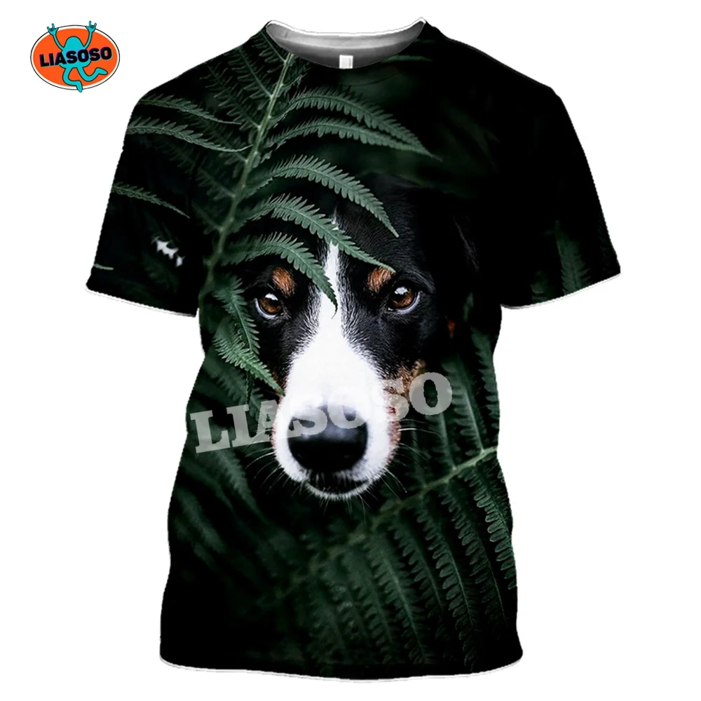 

Summer Casual Women Clothes Funny Animal Dog 3D Printed Men's T-shirt Streetwear Hip hop Harajuku Homme T Shirts Drop shipping
