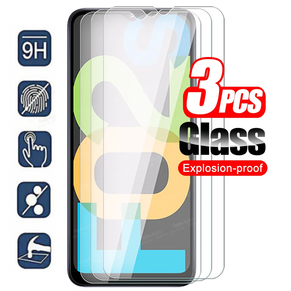 

3 шт. Защитное стекло для Samsung Galaxy F02s закаленное стекло Samsun Sumsung F 02 s F02 s E025F защита для экрана Защитная армированная пленка
