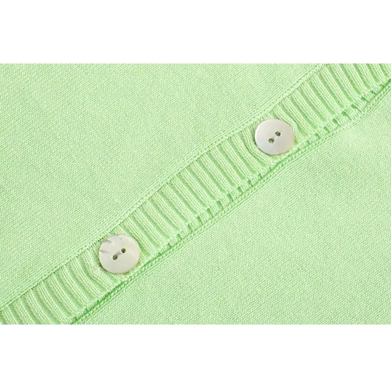 

Crop top women korean pink sweaters long sleeve cropped cardigan elegant korean cropped sweaters green vintage sweater 2020