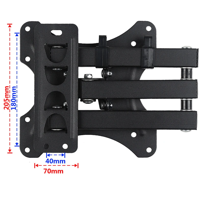 Универсальный 30 кг регулируемый настенный кронштейн для телевизора держатель