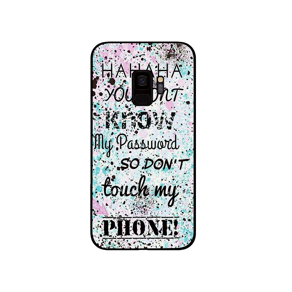Не трогайте мой чехол для телефона Samsung Galaxy A10 A20 A30 A40 A50 A60 A70 A80 A11 A21 A41 A51 A71 |