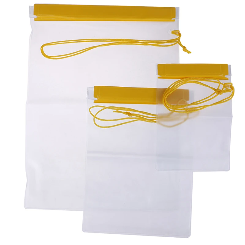 

Full View Waterproof Case for Phone Underwater Snow Rainforest Transparent Dry Bag Swimming Pouch Big Mobile Phone Bag Sealed