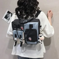 2021 new fashion nylon female backpack multifunctional korean small backpacks for girls kawaii shoulder bags cute womens bag
