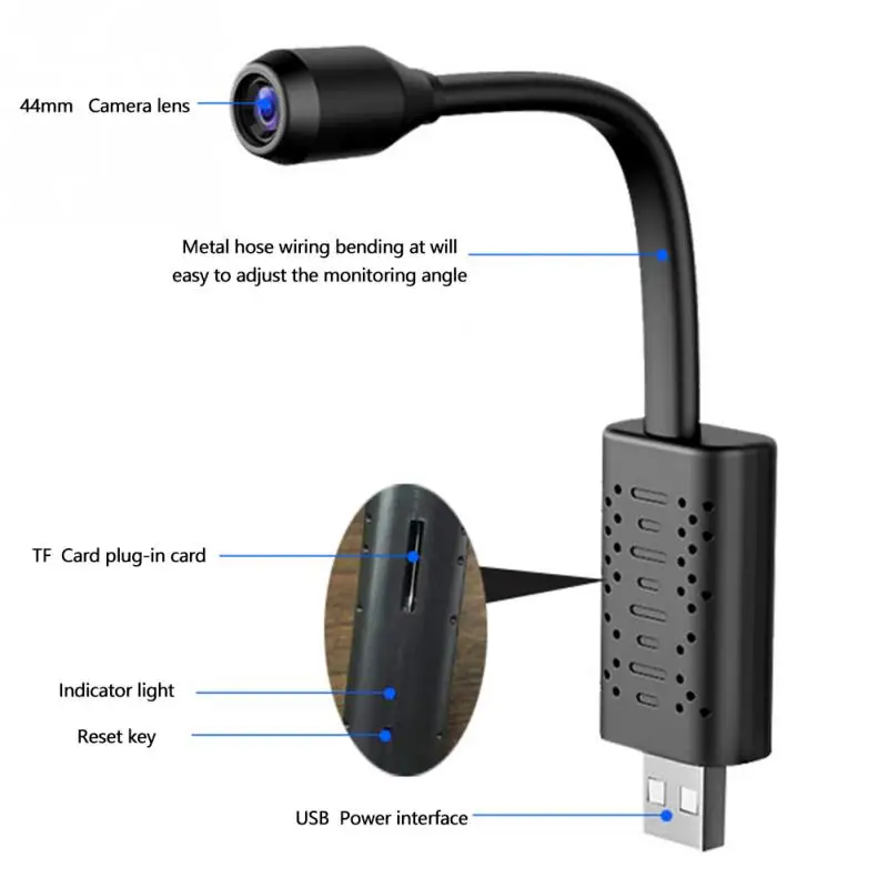 Портативный мини беспроводной монитор для камеры 1080P HD няня камера с детективом