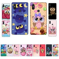 yinuoda lovely owl phone case for xiaomi mi 8 9 10 lite pro 9se 5 6 x max 2 3 mix2s f1