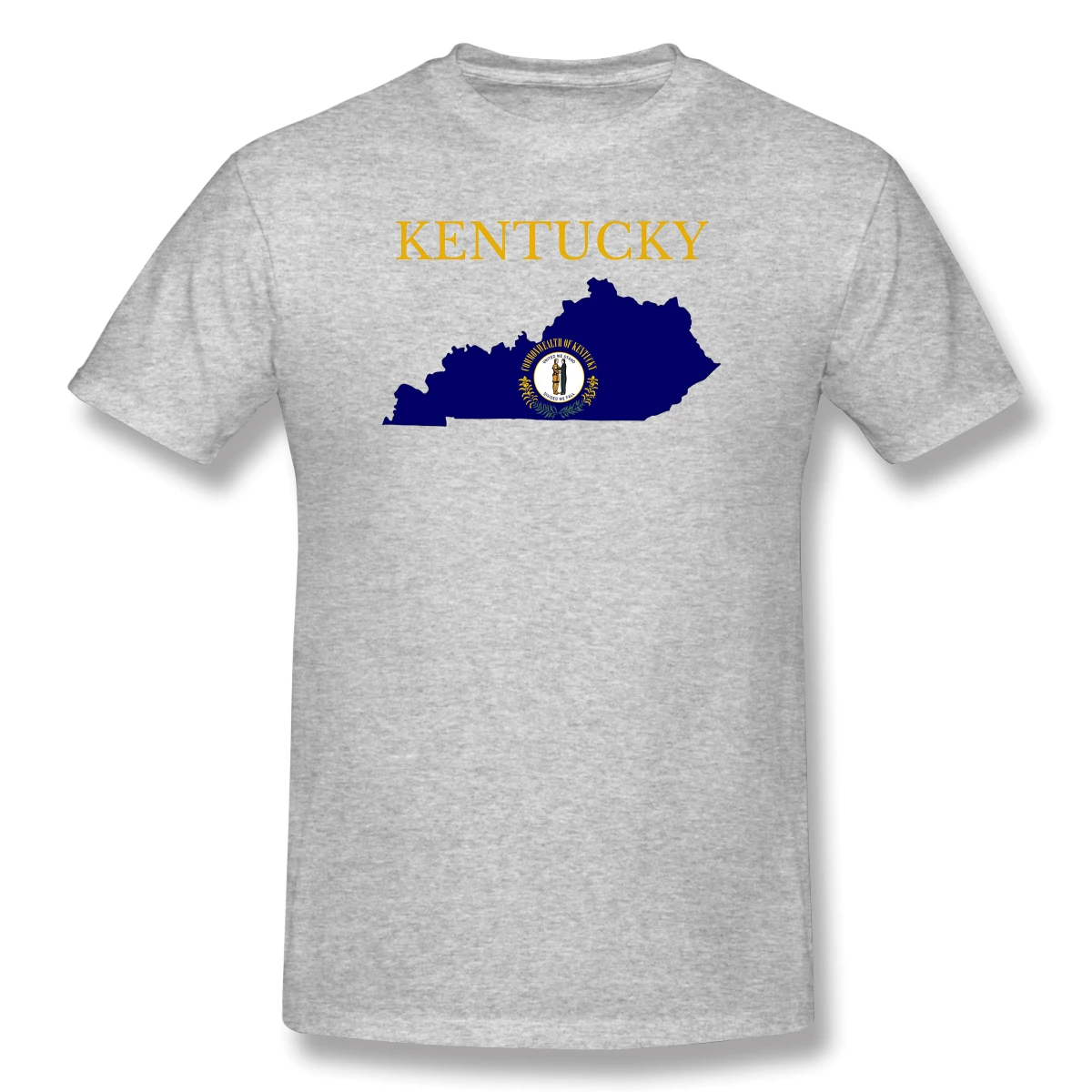 Мужская карта флага Кентукки Национальный Pride Геи США фитнес Новинка графическая