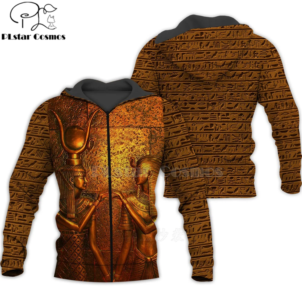 

Mysterious retro ancient Horus Egypt goddess Pharaoh 3d printed hoodies Sweatshirt funny Halloween cosplay apparel women men