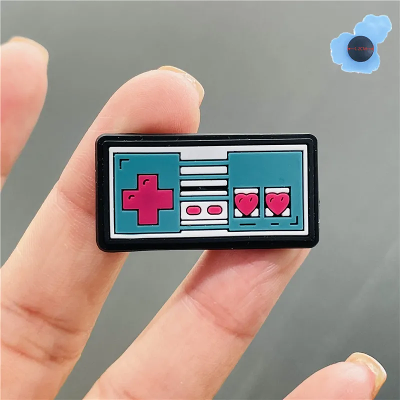 Детская игровая консоль из ПВХ аксессуары для обуви садовые украшения подходят