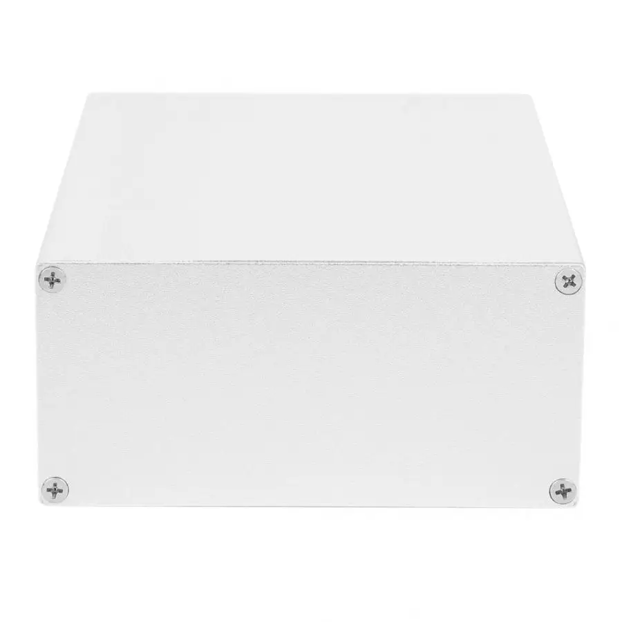 Aluminum Project Box Matte Silver DIY Electronic Circuit Board Enclosure Case 68x145x200mm | Инструменты