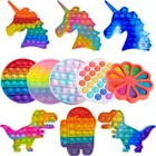 Игрушки-антистресс, радужные пузырьки, антистрессовые игрушки для детей