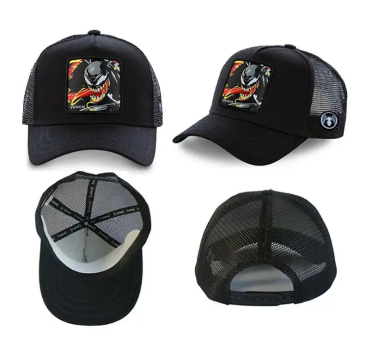 Бренд Аниме Бэтмен Snapback кепка хлопок бейсбольная кепка для мужчин и женщин хип хоп папа сетчатая шапка Дальнобойщик Кепка гоночная шляпа