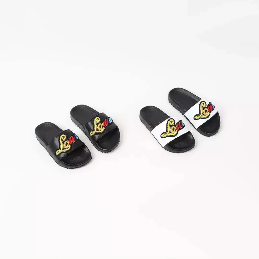 

Designer children's shoes 2022 spring and summer new children's simple slippers